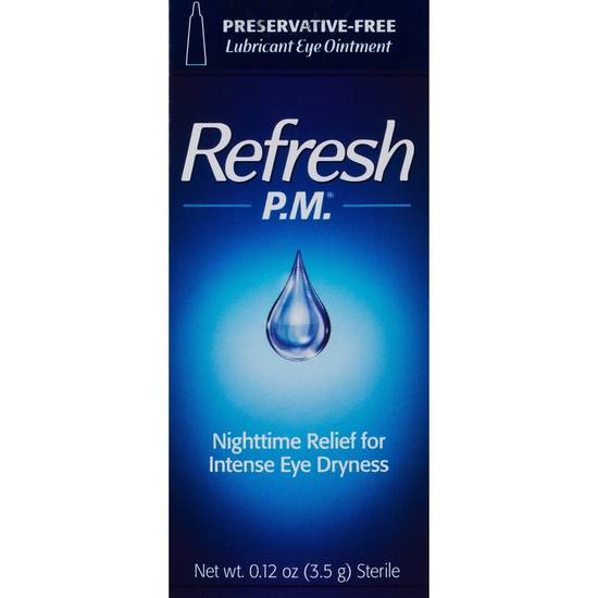 Refresh Pm Lubricant Eye Ointment, .12 OZ