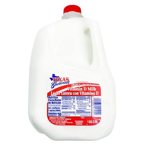 Bluebonnet Vitamin D Whole Milk (1 gal)