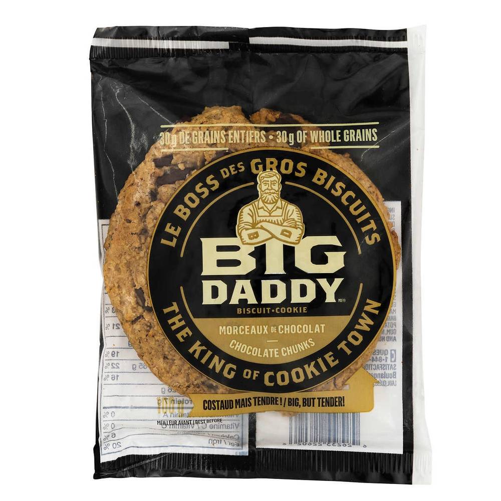 Big Daddy Biscuit Aux Morceaux De Chocolat (8 unités) - Chocolate Chunk Cookie (8 units)