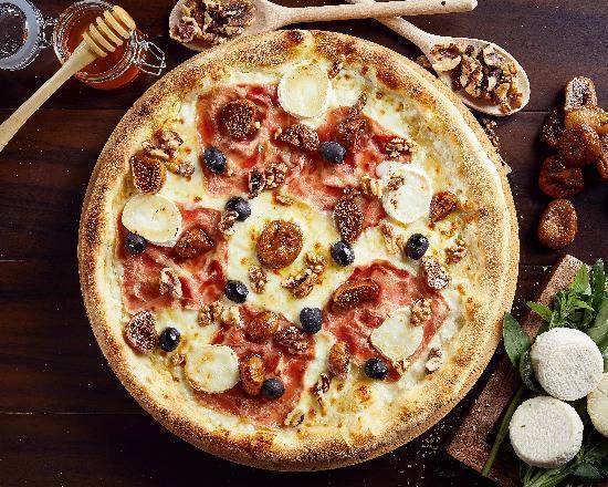 Pizza chèvre miel
