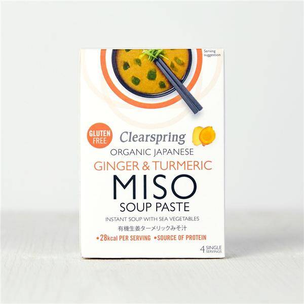 C.SPRING SOPA INSTANTANEA MISO BIO GENGIBRE CURCUMA 4X15G