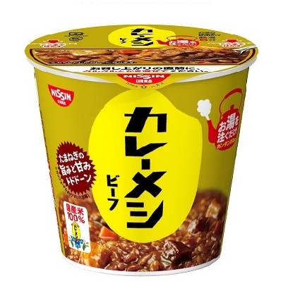 291711：日清 カレーメシ ビーフ 107G / Nissin, Beef Curry-Meshi, 107G