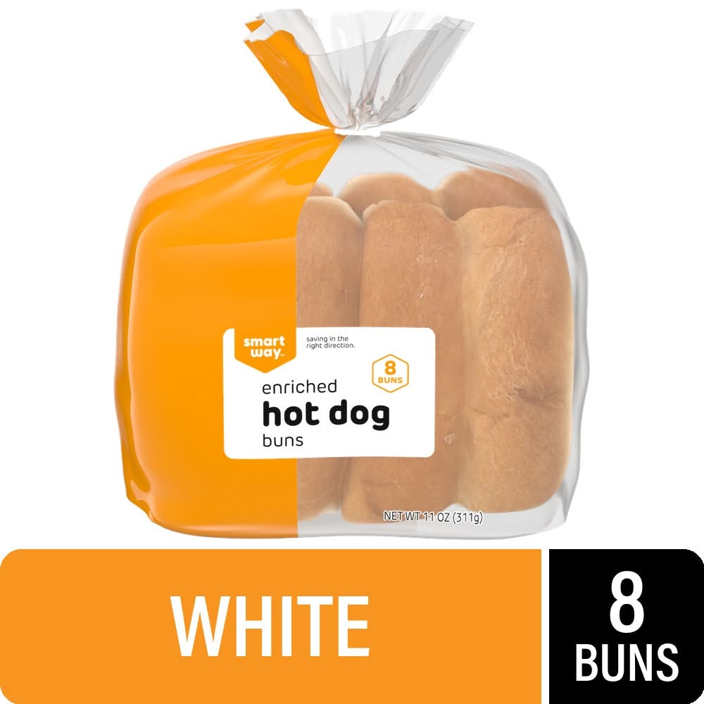 Smart Way Enriched White Hot Dog Buns (11 oz, 8 ct)