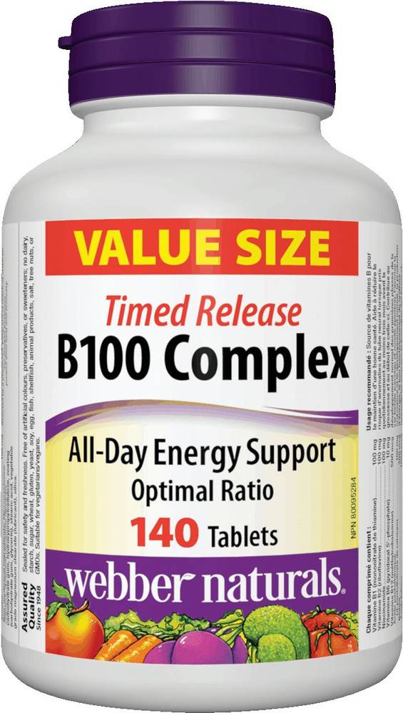 Webber Naturals B100 Complex Tablets