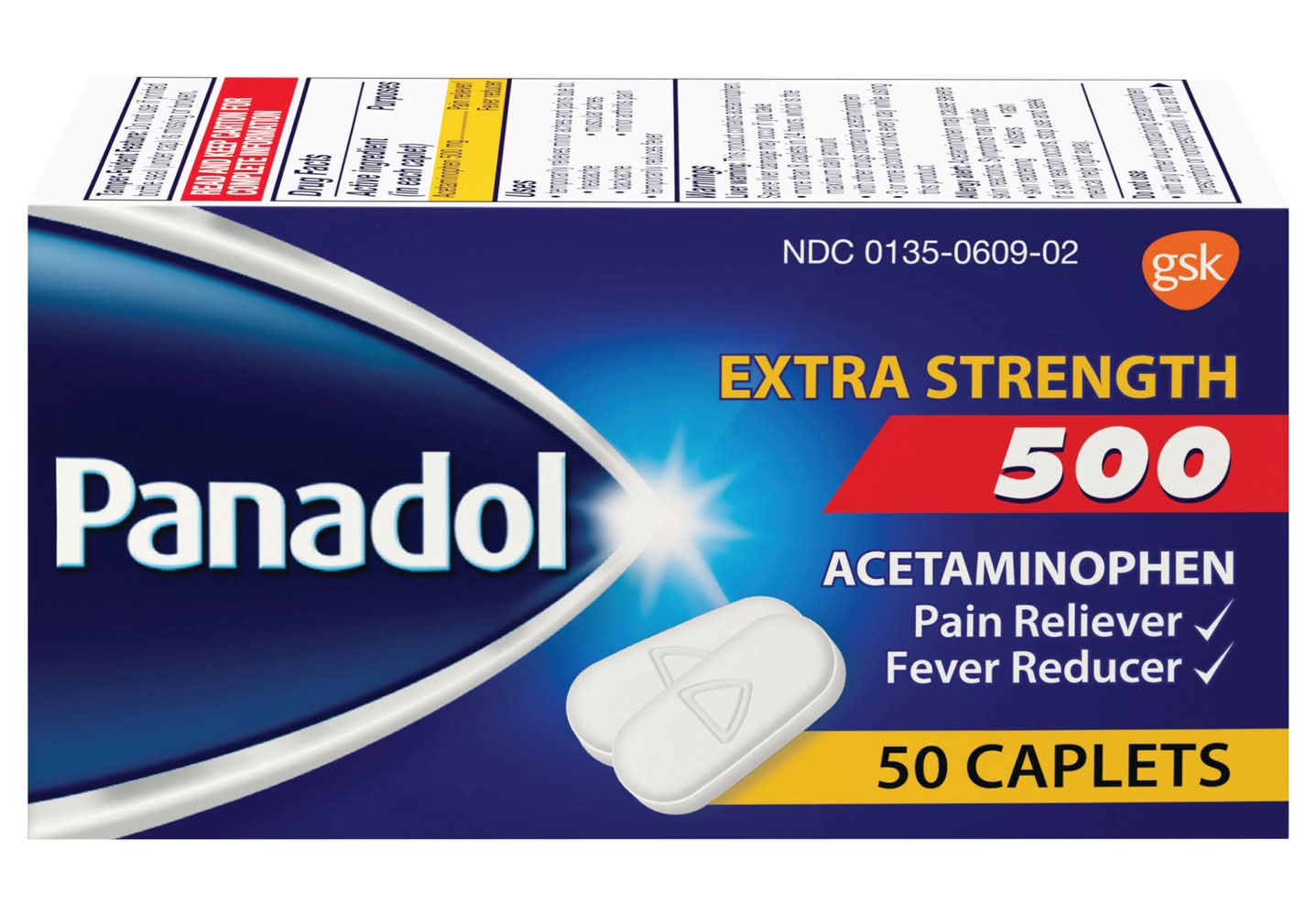 Panadol 500Mg Caplets