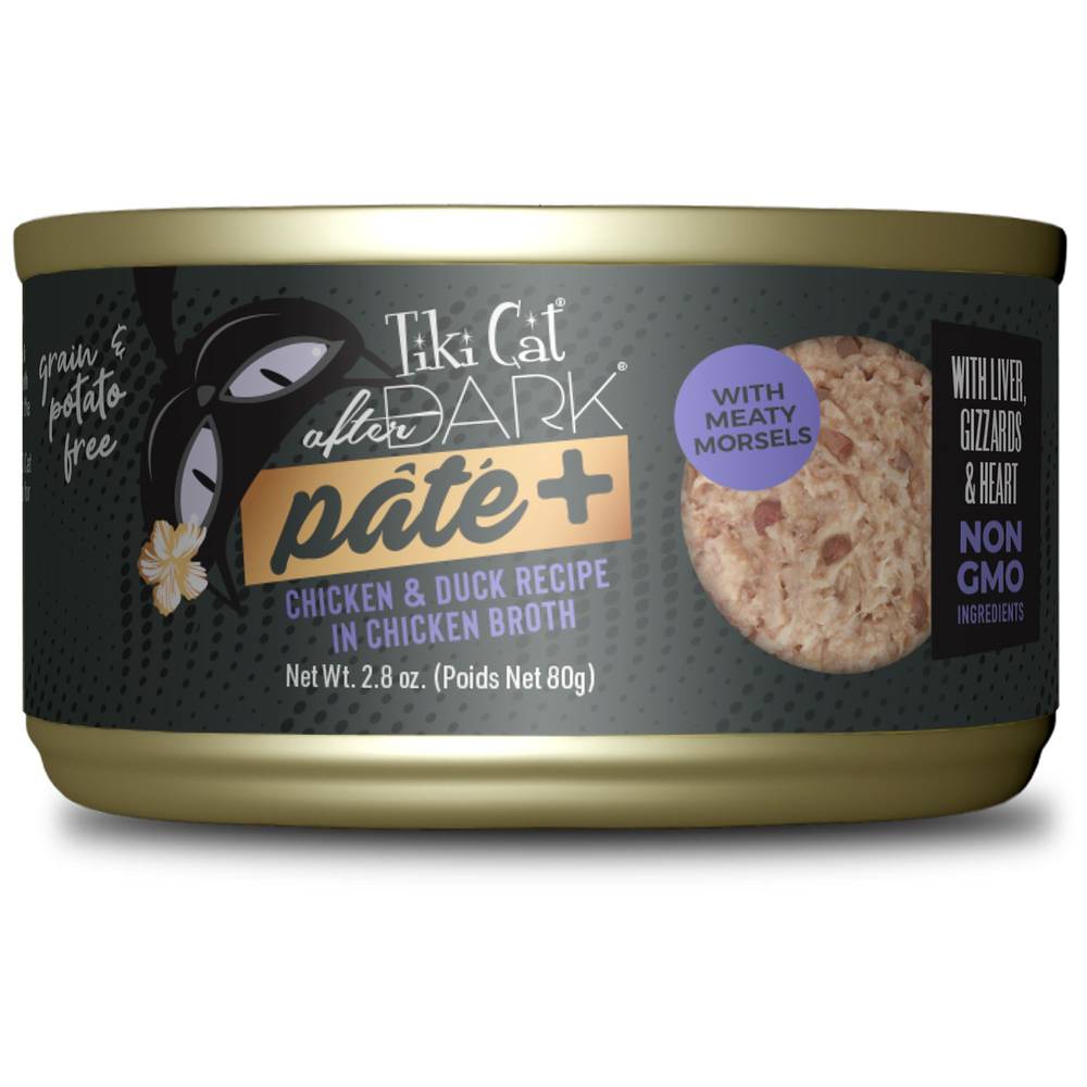 Tiki Cat After Dark Pate+ (Flavor: Chicken & Duck)