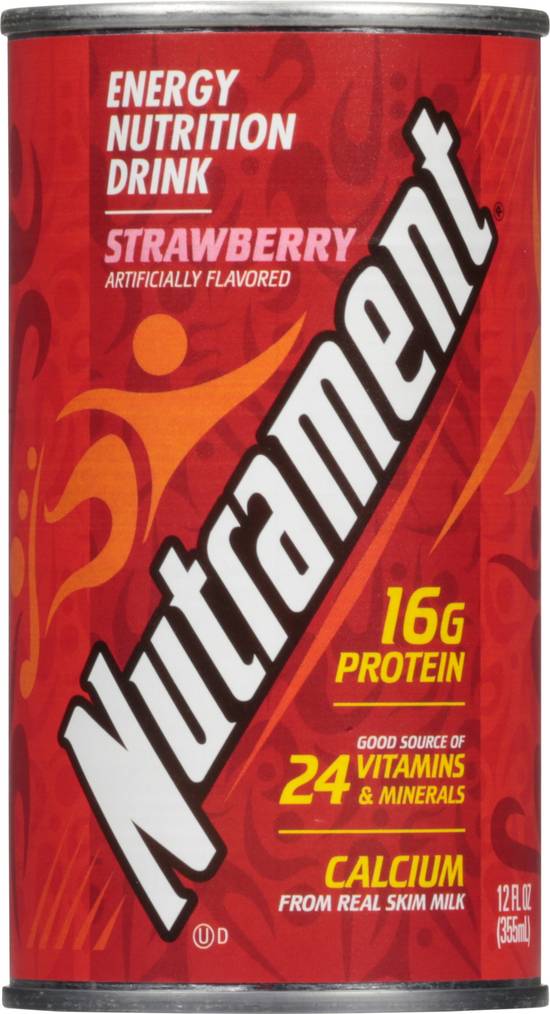 Nutrament Strawberry Energy Nutrition Drink (12 fl oz)