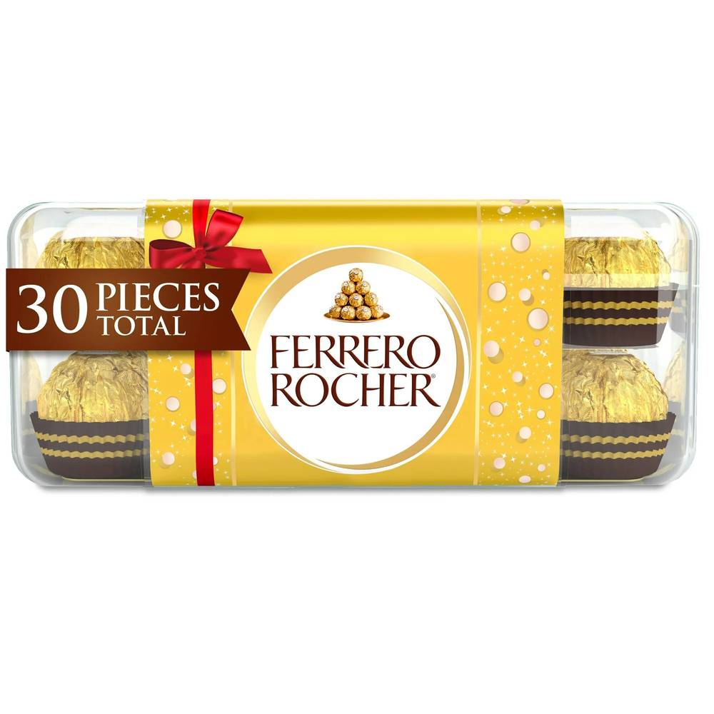 Ferrero Rocher Christmas Gift Box, 30 Ct, 13.2 Oz