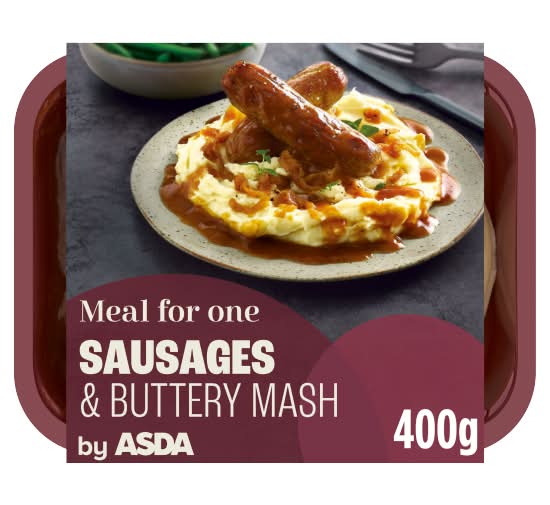 ASDA Classic Meals Sausages & Mash (400g)