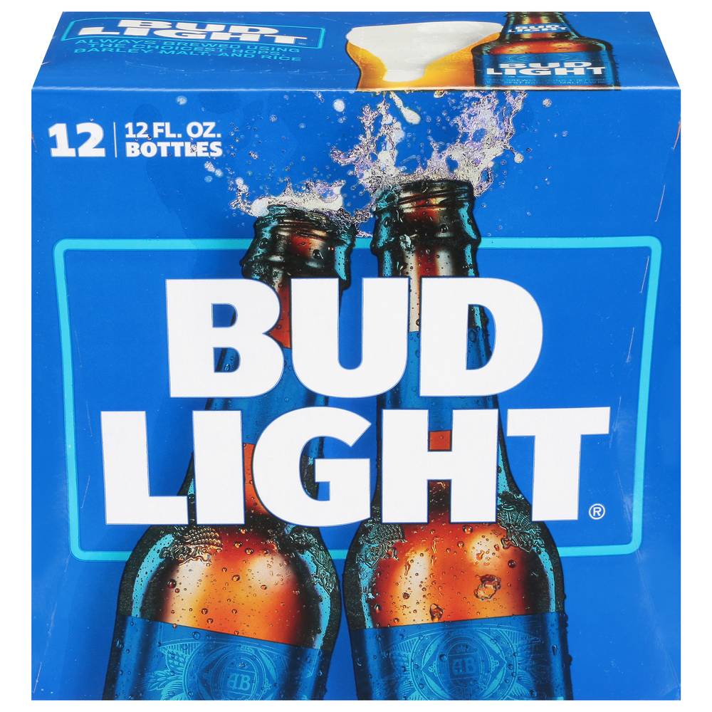 Bud Light Lager Beer (12 ct, 12 fl oz)