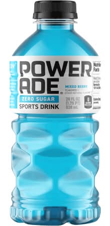 Powerade® Mixed Berry Zero Sugar Sports Drink 28oz