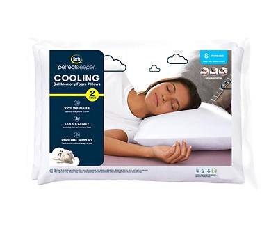 Serta Washable Cooling Gel Memory Foam Pillows (18 x 24 inch/white)