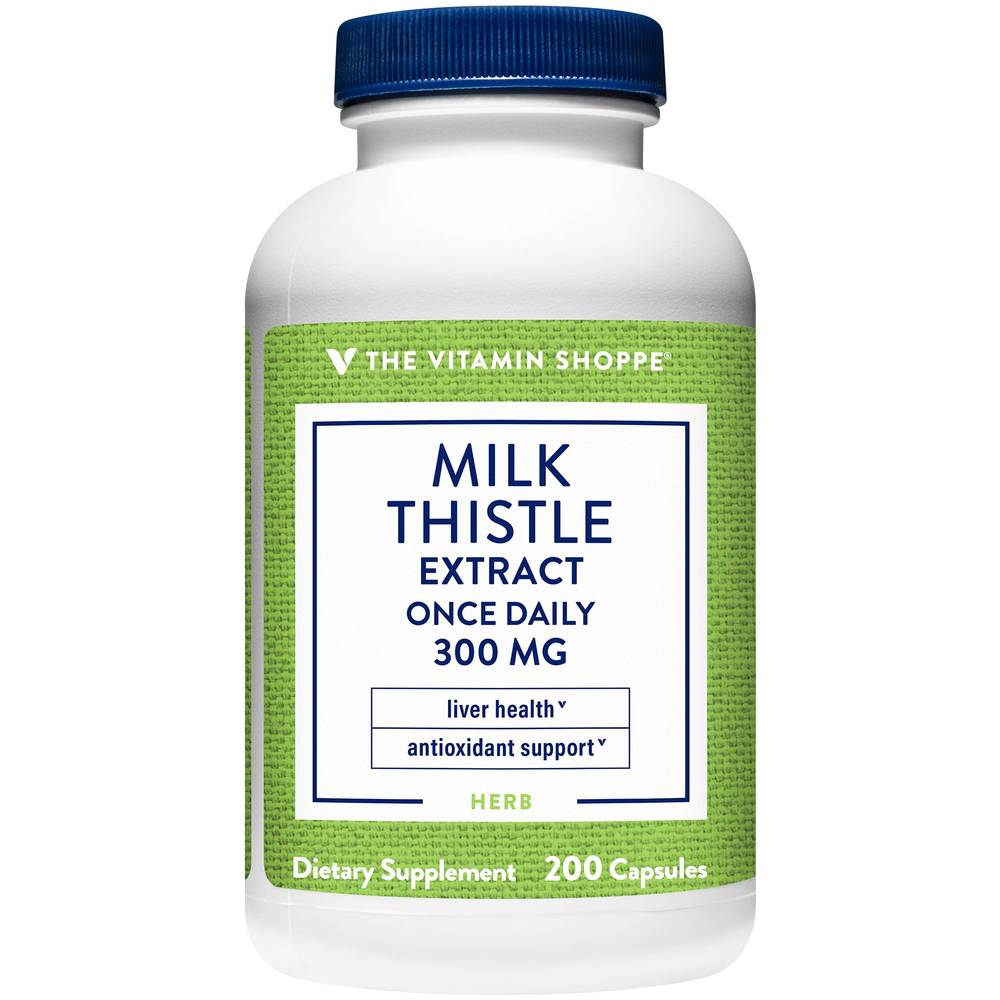 Milk Thistle Extract - Promotes Liver Health & Antioxidant Support - 300 Mg (200 Capsules)