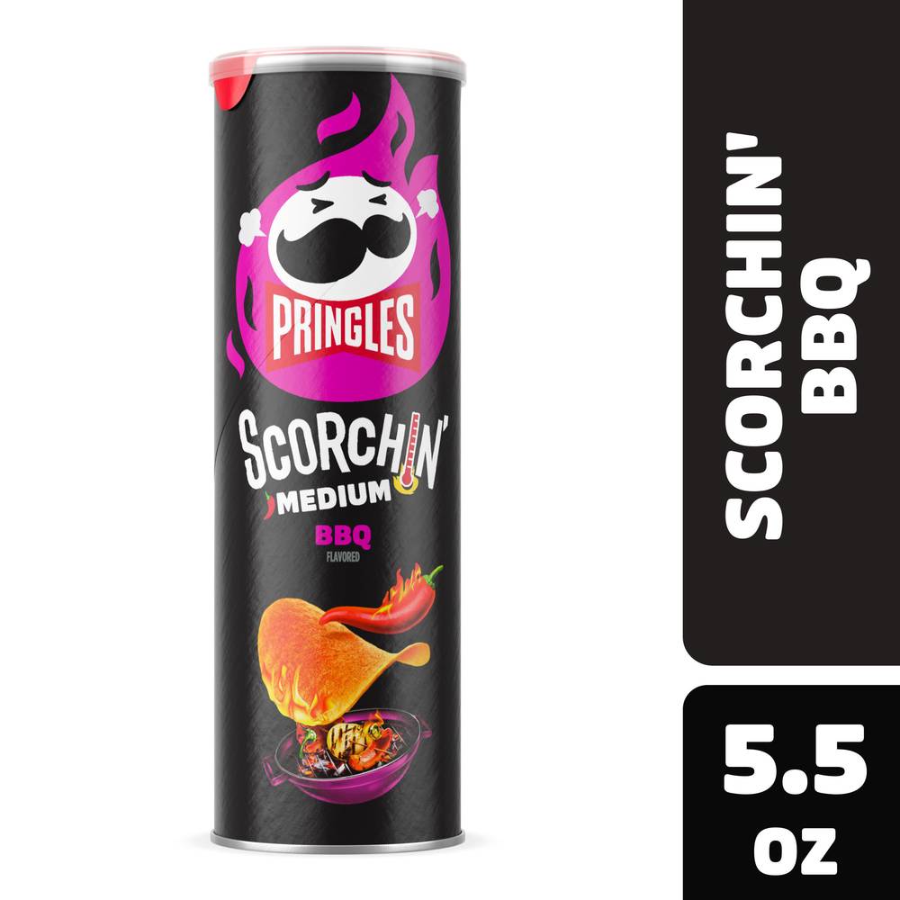 Pringles Scorchin' Potato Crisps (bbq)