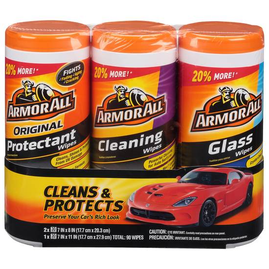 Armor All Cleans & Protects Assortment Wipes (3 ct)