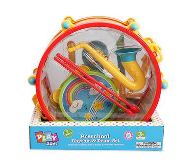 Play Zone Preschool Rhythm Drum Set (multicolor)