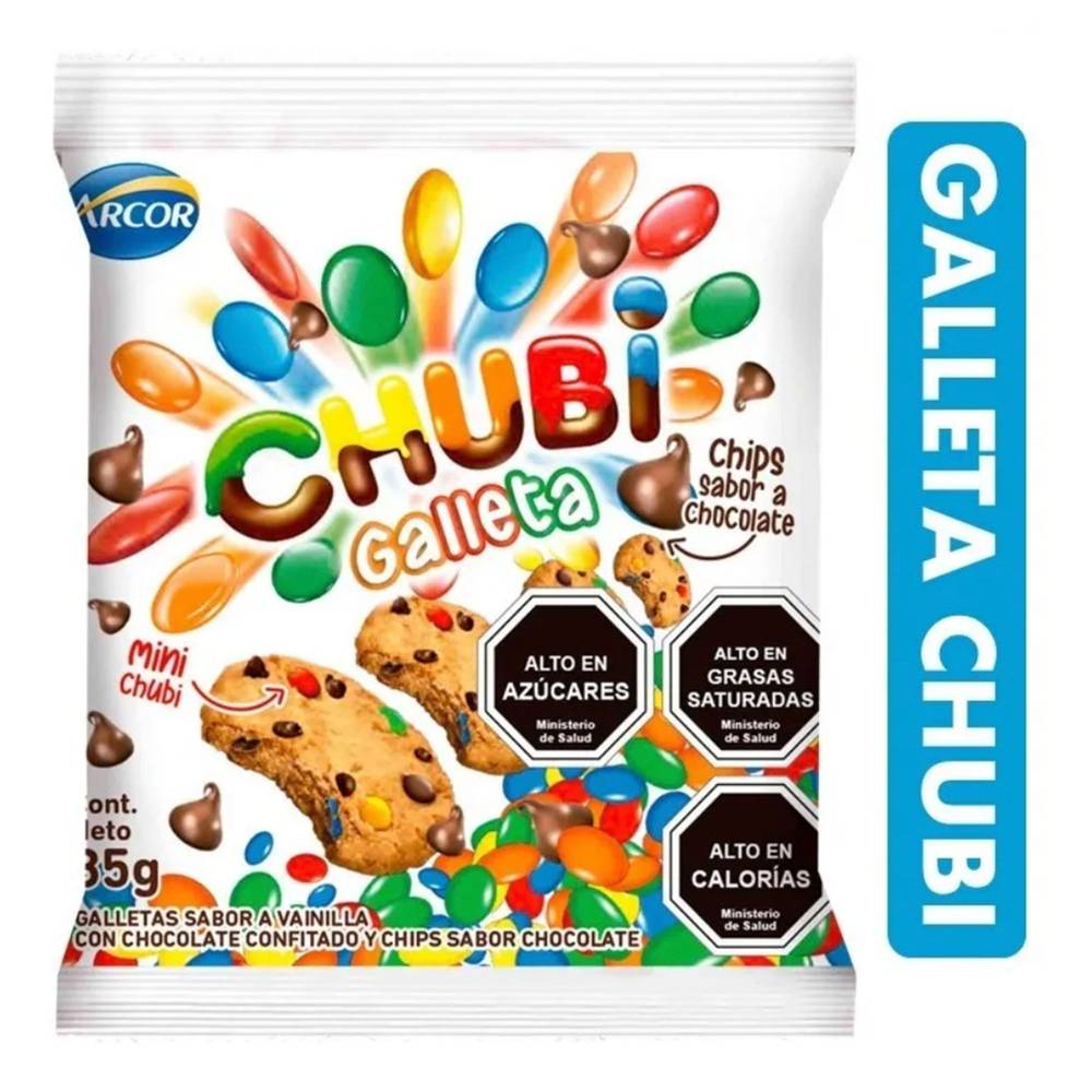 Arcor galleta mini chubi (bolsa 35 g)