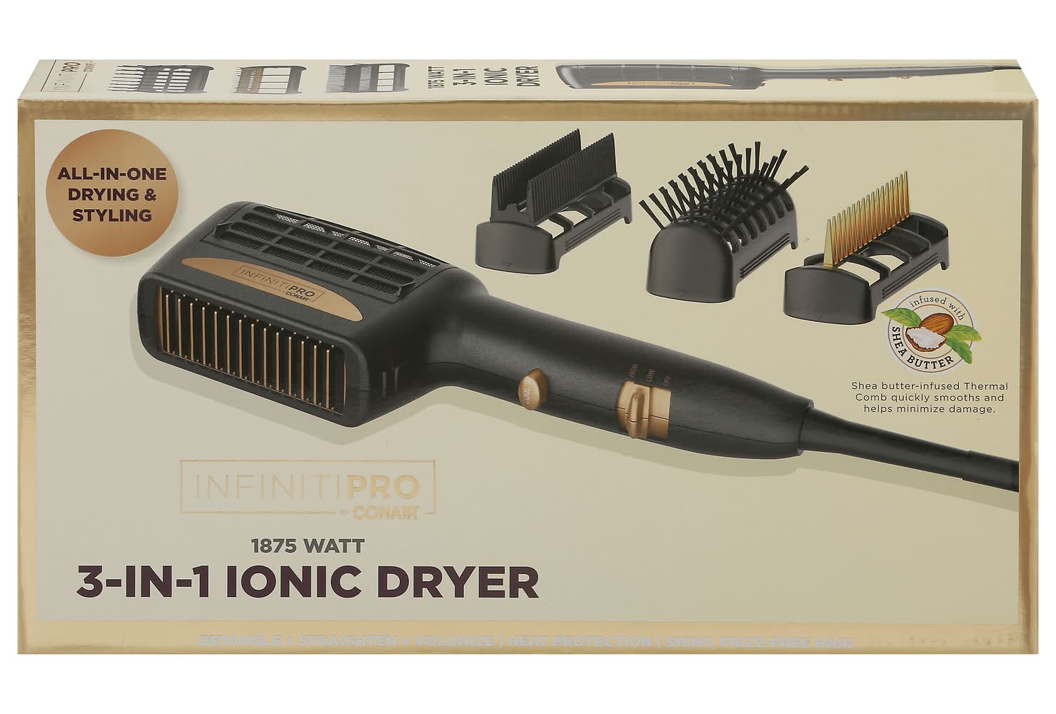 Conair Infinitipro 3-in-1 Lonic Dryer