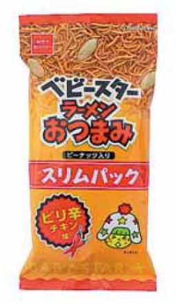 33_おやつＣ　おつまみスリム【ピリ辛チキン味】（52g）