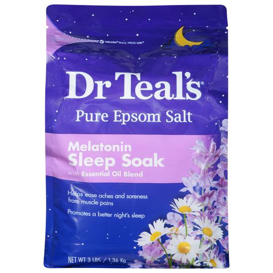 Dr Teal's Melatonin Sleep Soakpure Epsom Salt