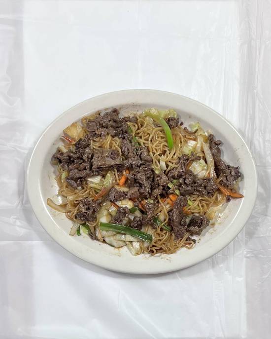(Beef)Yaki-soba with vagetables/noodles