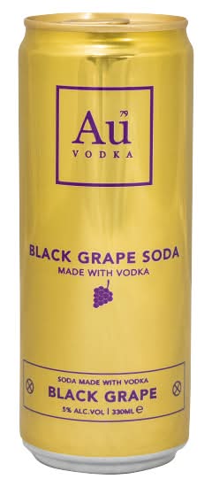 Au Vodka Black Grape Soda Vodka (330ml)