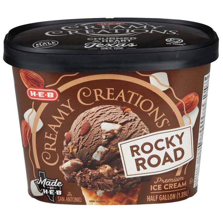 HEB · Helado rocky road (1,89 L)