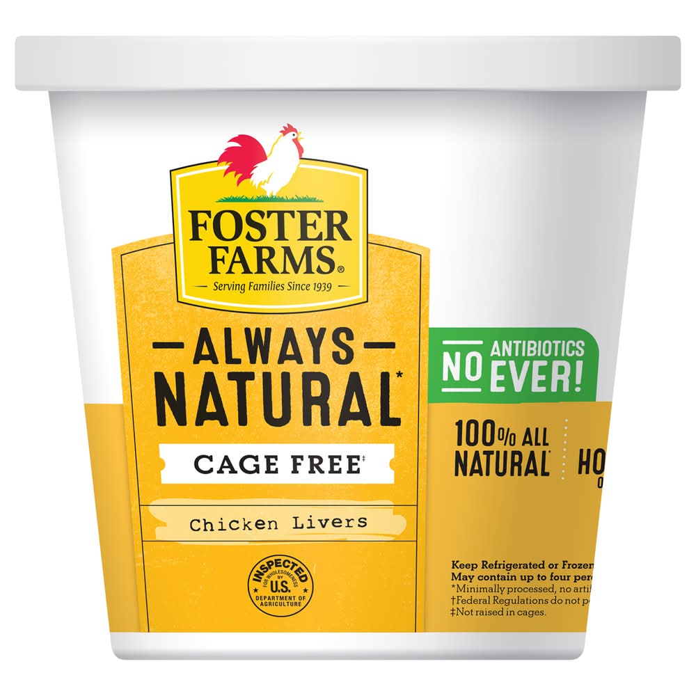 Foster Farms Fresh & Natural Cage Free Chicken Livers