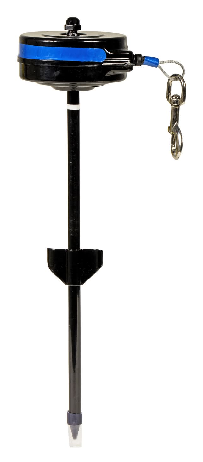Howard Pet Blue Metal Tie Out Stake Medium