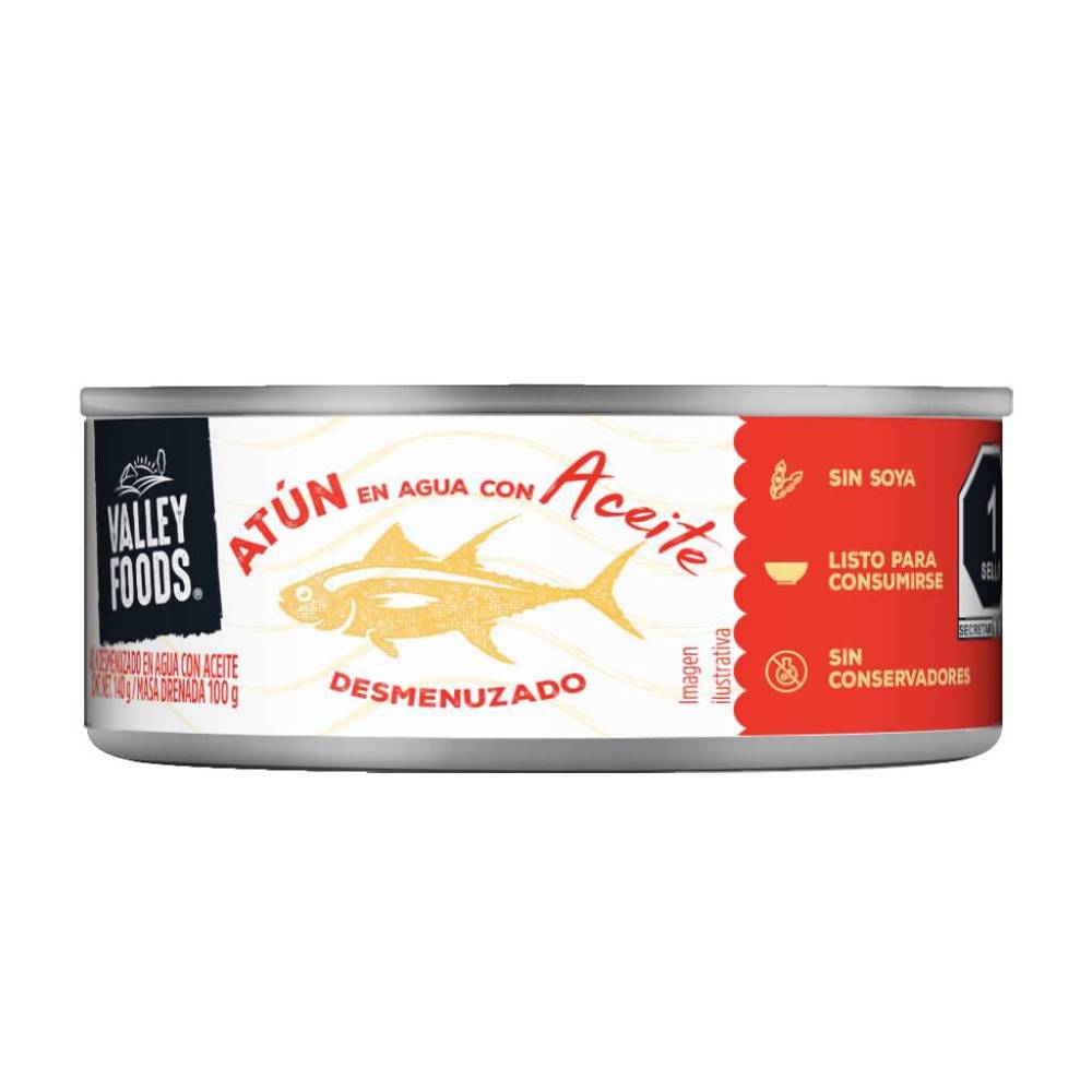 ATUN ACEITE VALLEY FOODS 140GR