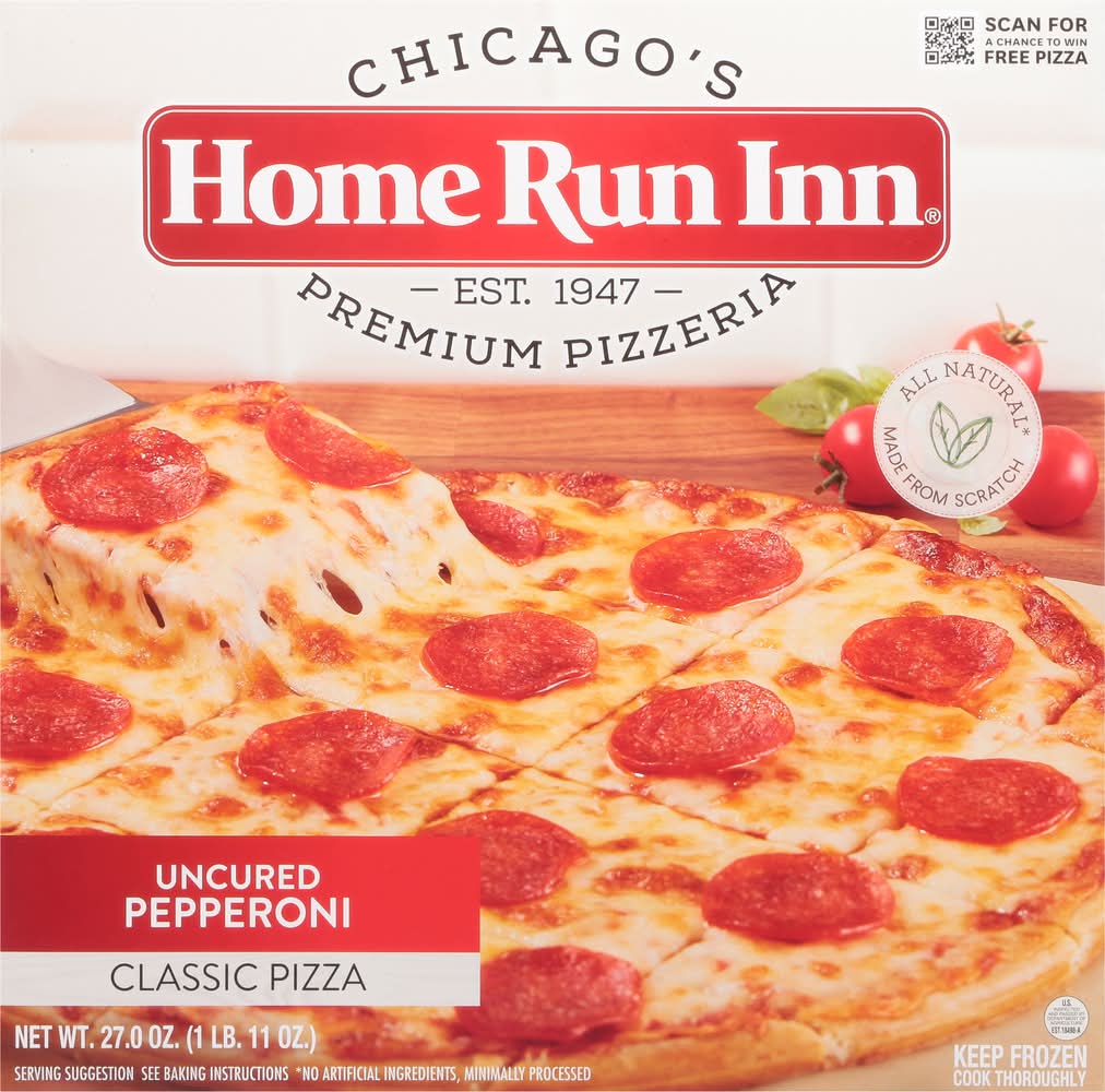 Home Run Inn Chicago's Premium Pizzeria Classic Pizza, Uncured Pepperoni (27 oz)