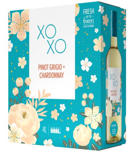 XOXO Pinot Grigio Chardonnay 4L (12% ABV)