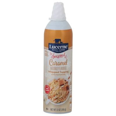LUCERNE WHIPPED TOPPING CARAMEL AERO