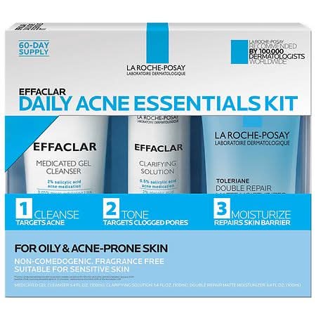 La Roche-Posay Effaclar Acne Daily Essential Kit (3 ct)