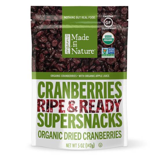 Made in Nature Organic Dried Cranberries - 5 oz