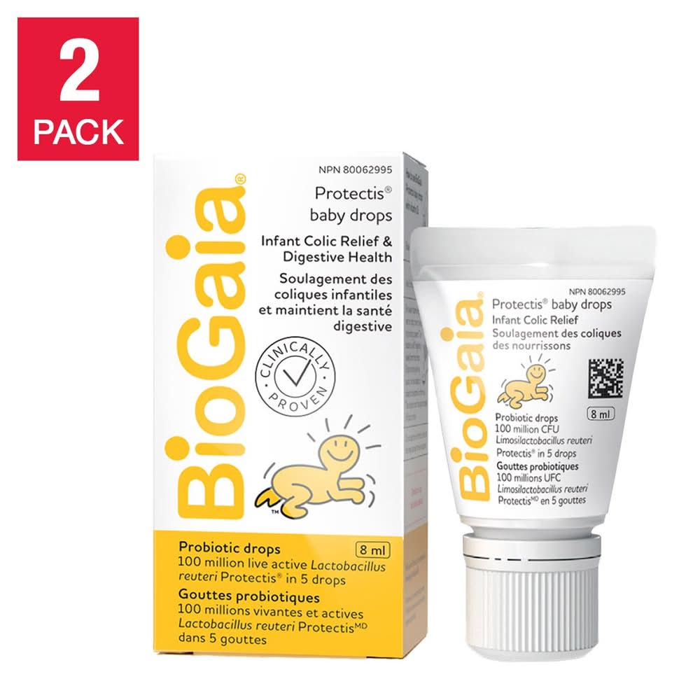 Biogaia Protectis Gouttes Bébé 2 X 8 Ml / Biogaia Protectis Baby Drops, 2 X 8 Ml
