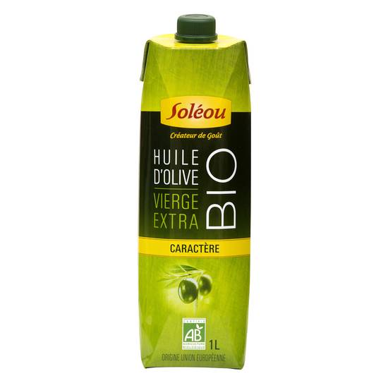 Sol ou Huile d olive vierge extra biologique caract re 1 L