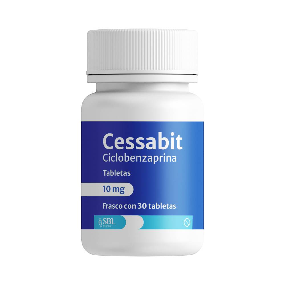 SBL · Cessabit ciclobenzaprina tabletas 10 mg (30 un)