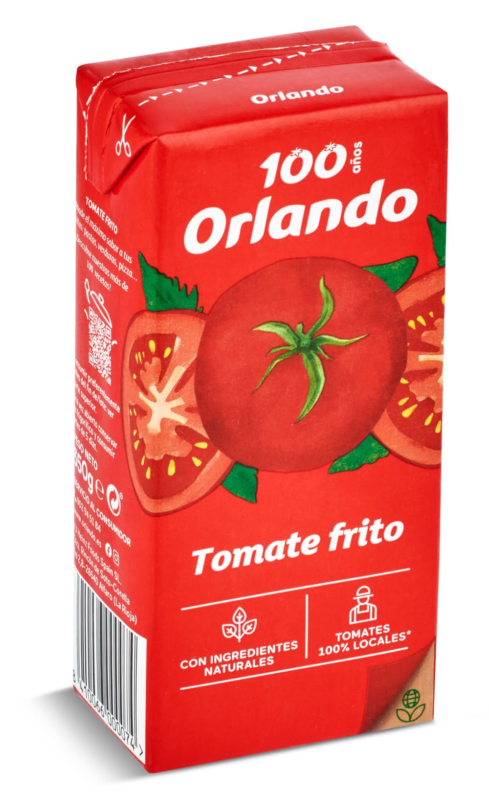 Tomate Frito Orlando Brik 350 G
