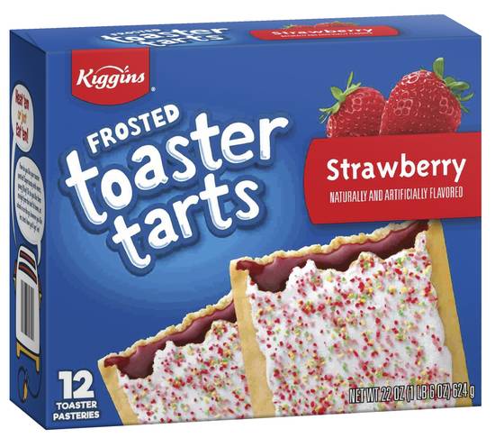 Kiggins Frosted Tarts (12 ct) (strawberry)