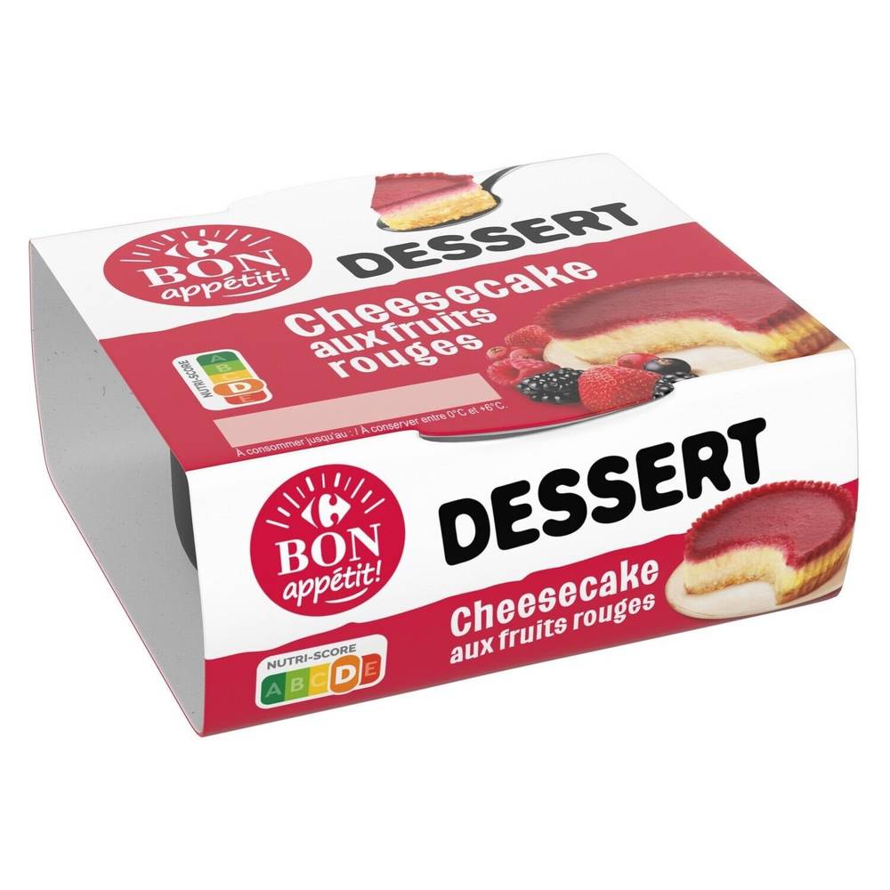 Carrefour Bon App - Dessert cheesecake aux fruits rouges