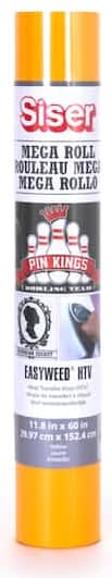 Siser Easyweed Heat Transfer Vinyl Mega Roll (11.8” x 60”/Yellow)