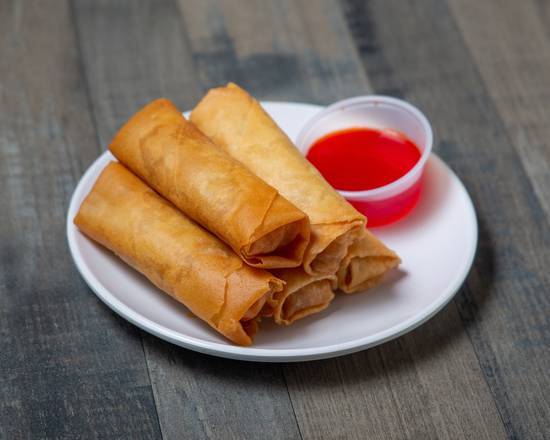 Fried Vegetable Spring Roll (Three Pieces)