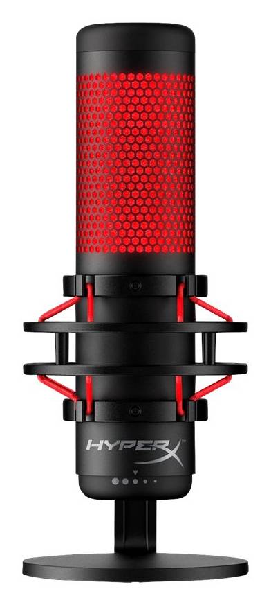 Hyperx Quad Cast Usb Microphone, Red-Black