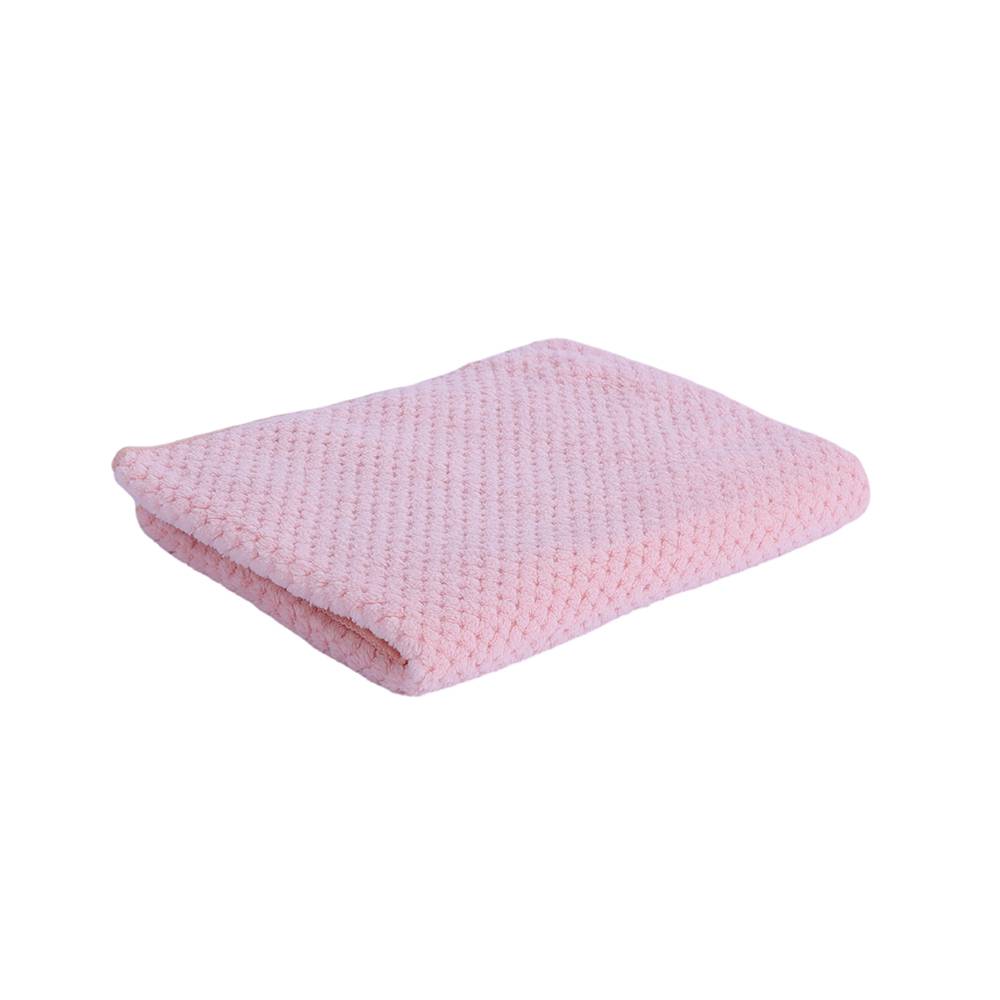 Miniso toalla para manos jacquard (rosa)