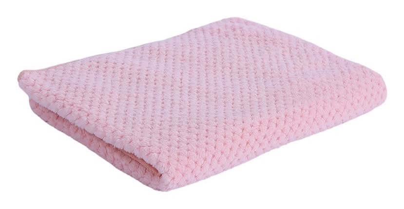 Miniso · Toalla para manos jacquard, 75x35 cm, rosado