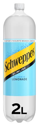 Schweppes Lemonade, Slimline Classic Soda (2L)