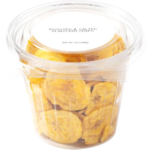 Roasted And Salted Plantain Chips Cup