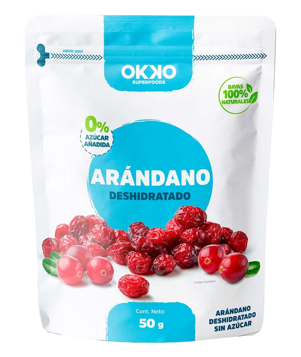 OKKO · Arándano deshidratado sin azúcar (50 g)