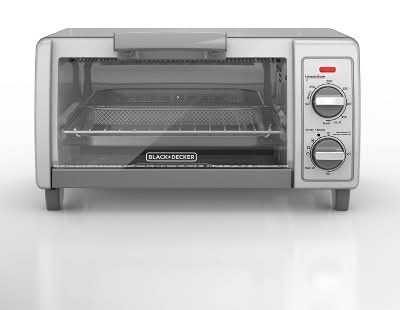 BLACK+DECKER 4 Slice Toaster Oven To1700sg, Silver